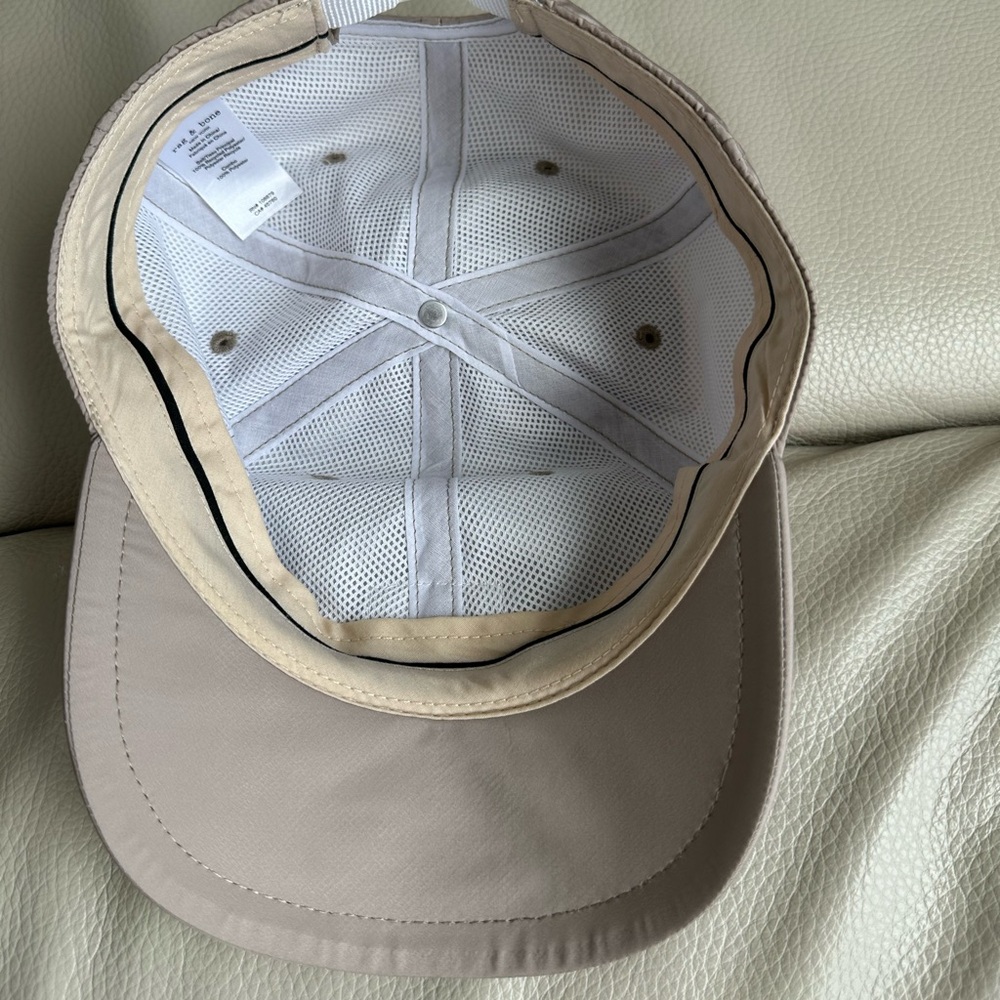 Rag & Bone Womens Beige Addison Baseboll cap - Picture 6 of 8